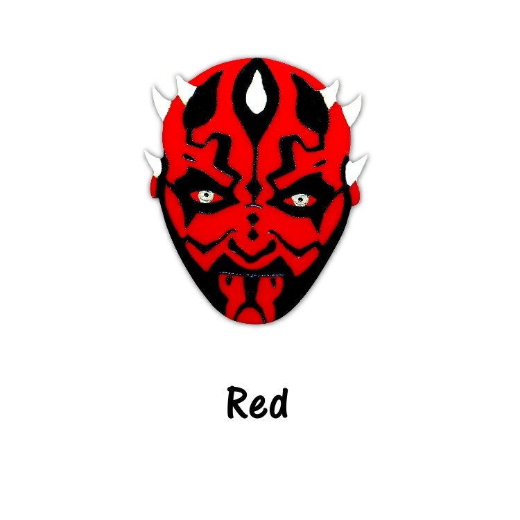 Hand Painted Darth Maul Brooch