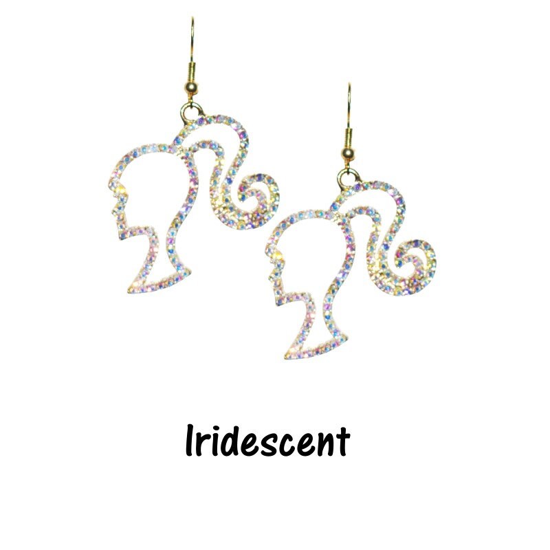 Crystal Dollie Silhouette Earrings