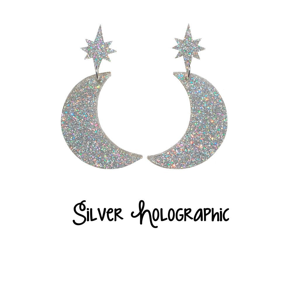 Galaxy Earrings - Retro, Vintage, Classic, Pinup Rockablilly