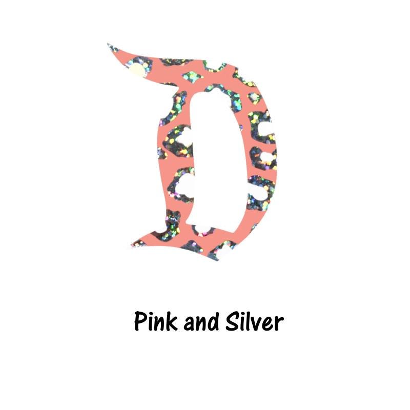 Acrylic Animal Print D Brooch