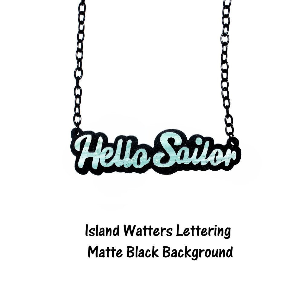 Hello Sailor Nautical Necklace