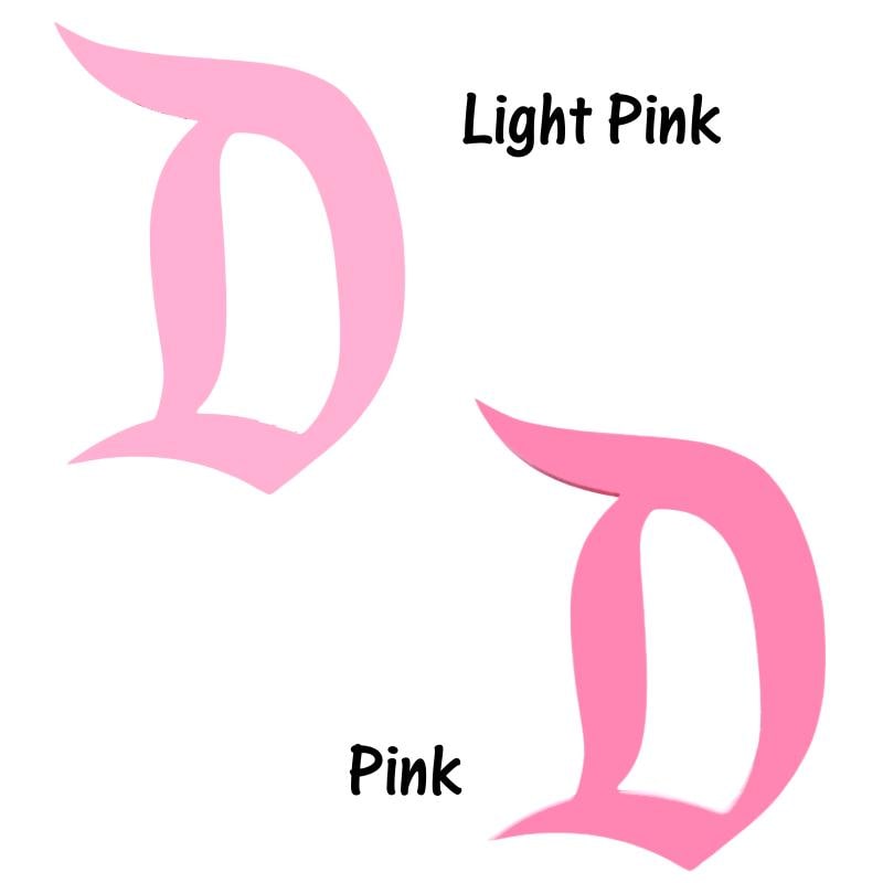 Pink Hues of Acrylic D Brooch