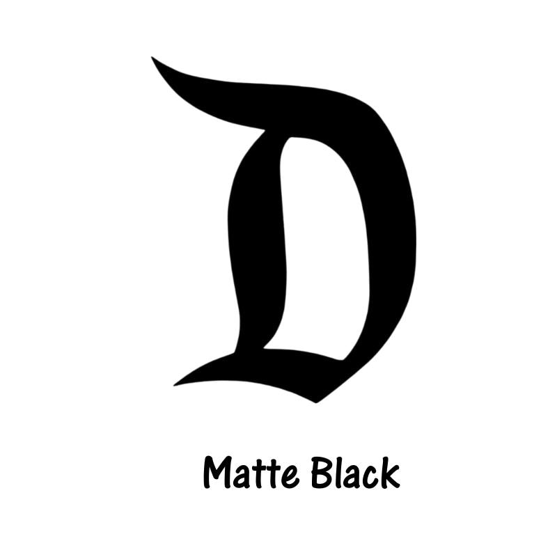 Blacks Hues of Acrylic D Brooch