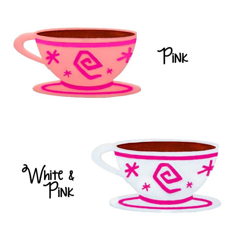 Mad Tea Party Teacup Brooch - Wonderland Inspired