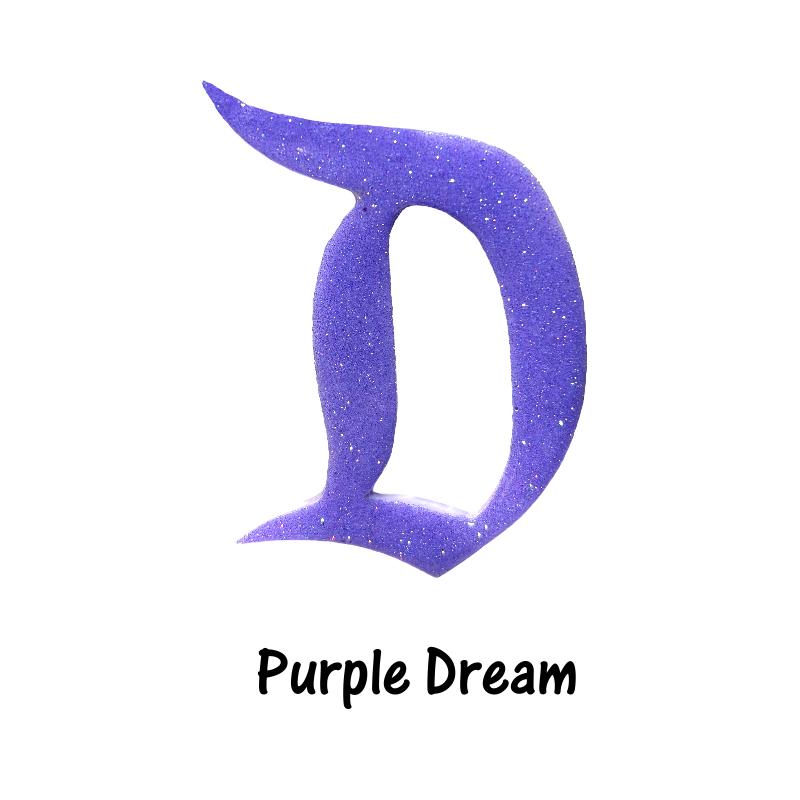 Purple Hues of Acrylic D Brooch