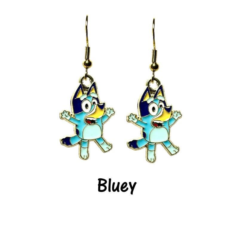 Bluey and Bingo Earrings - Bluey Dog - Disney Inspired