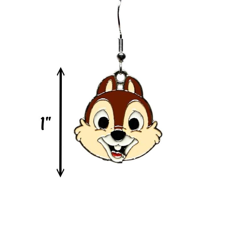 Chip and Dale Earrings - Disneyland Inspired jewelry - Disney Inspired
