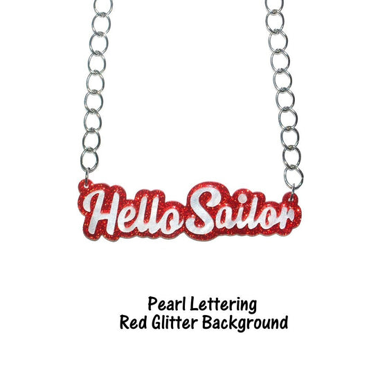 Hello Sailor Nautical Necklace