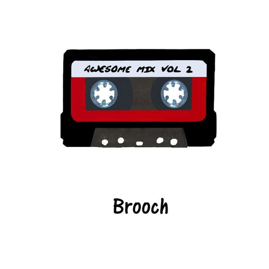 Star Lord Mix Tape Brooch - Avengers