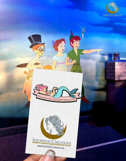 Peter Pan Mermaid Pin - Mermaid Lagoon