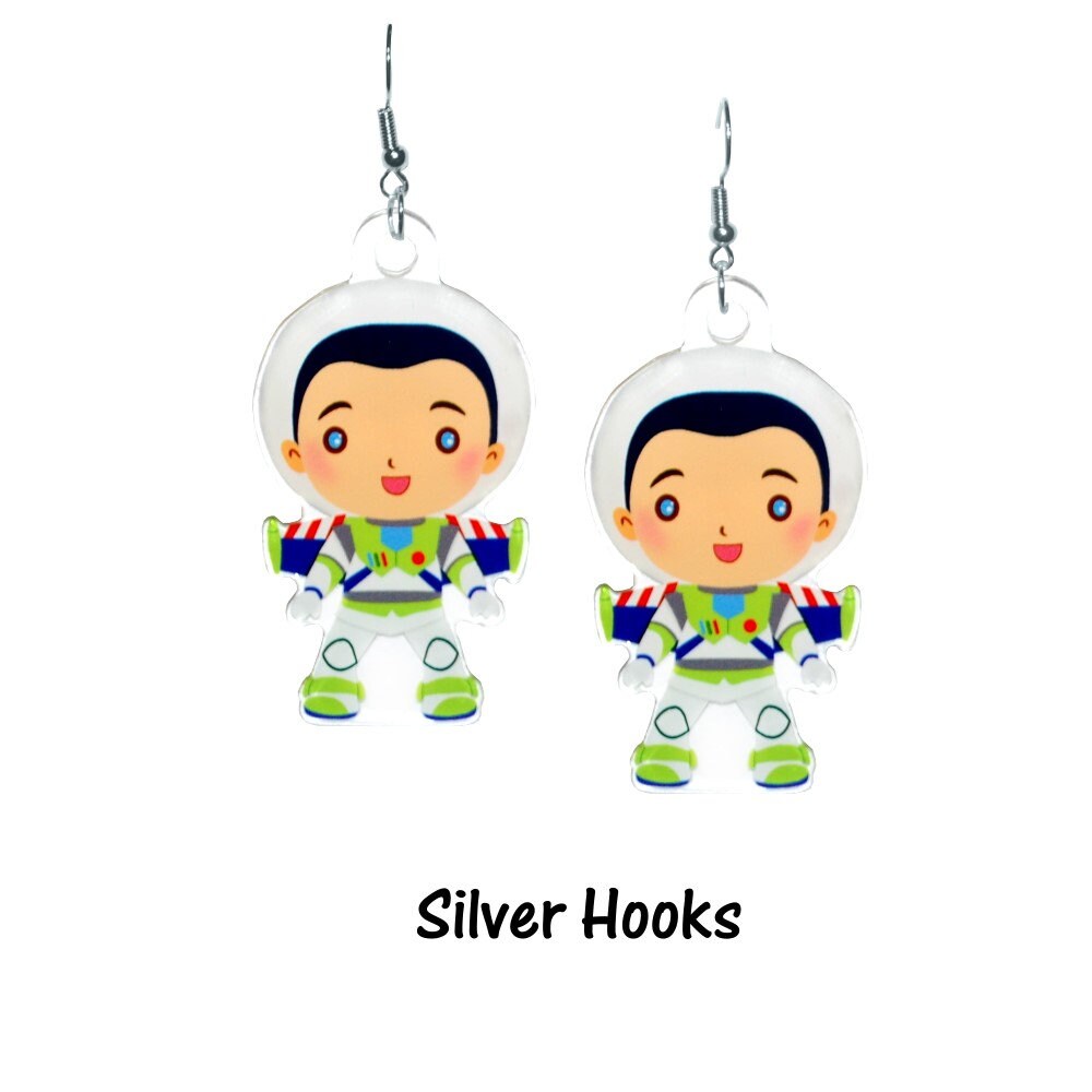Space Ranger Earrings - Buzz Lightyear Toy Story Inspired