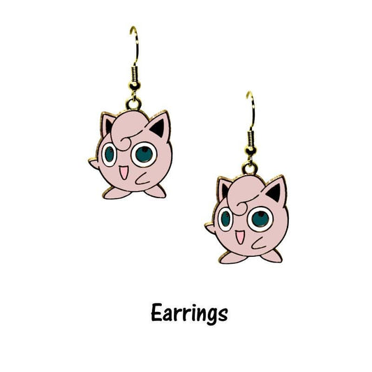 Jigglypuff Earrings or Necklace - Pokemon