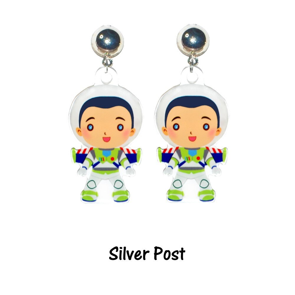 Space Ranger Earrings - Buzz Lightyear Toy Story Inspired