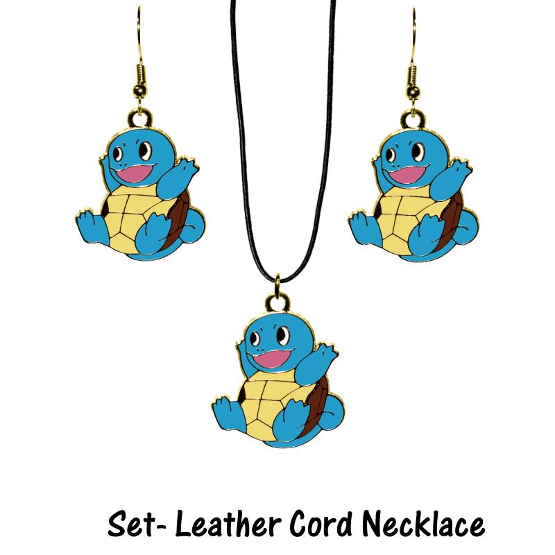 Squirtle Earrings or Necklace - Pokemon