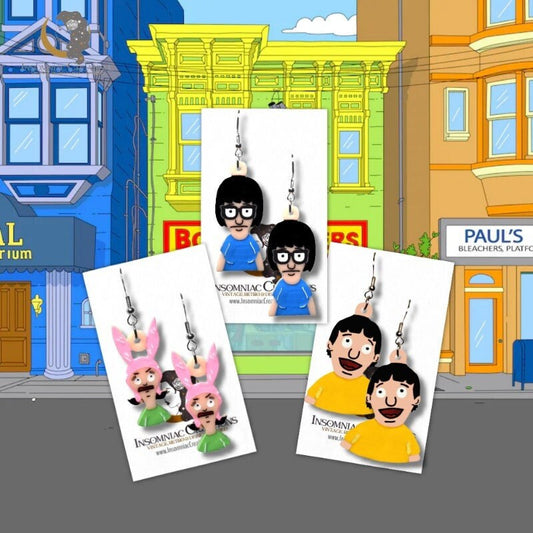 Roberts Burger Earrings - Tina, Louise or Gene