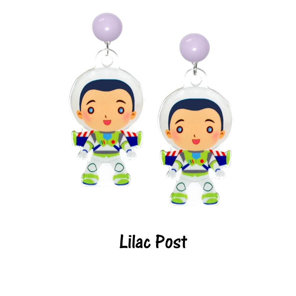 Space Ranger Earrings - Buzz Lightyear Toy Story Inspired