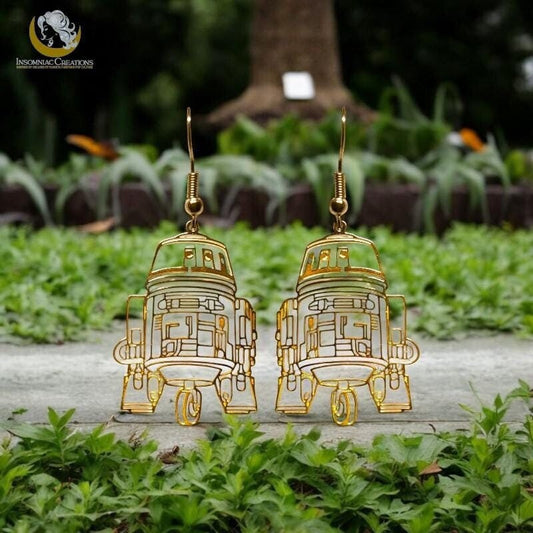 Chopper Metal Earrings - Star Wars Droid Ahsoka Clone Wars Droid