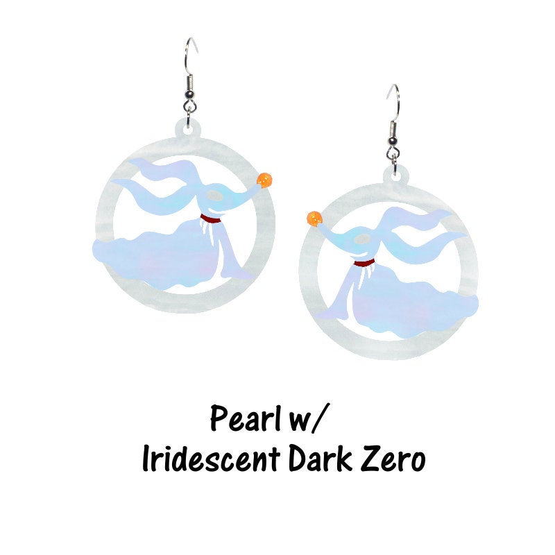 Zero Hoop Earrings- Nightmare Before Christmas Disney Inspired