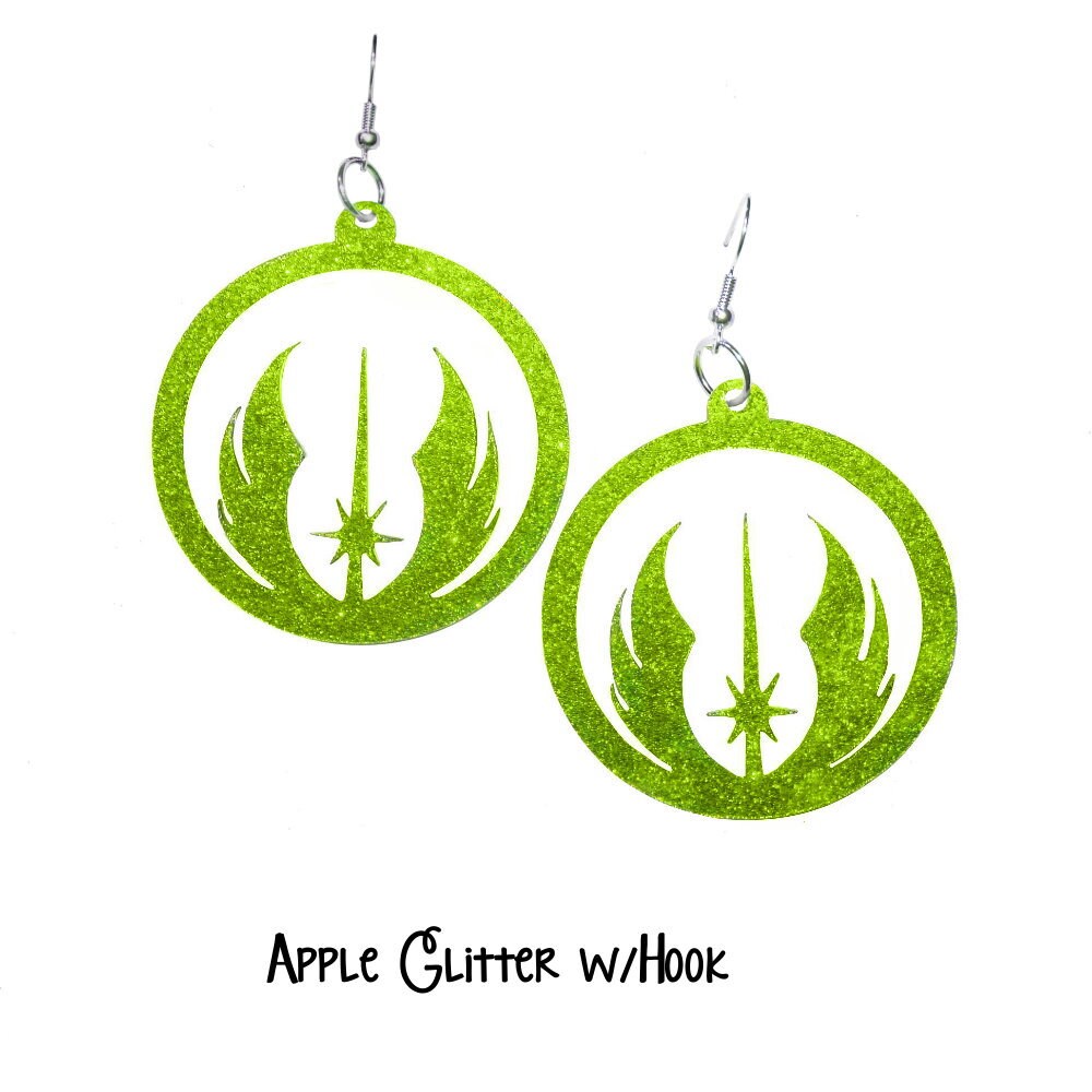 Jedi Order Hoop Earrings - Star Wars Acrylic Earrings