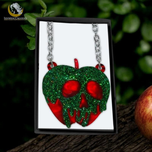 Poison Apple Necklace - Snow White Inspired Evil Queen