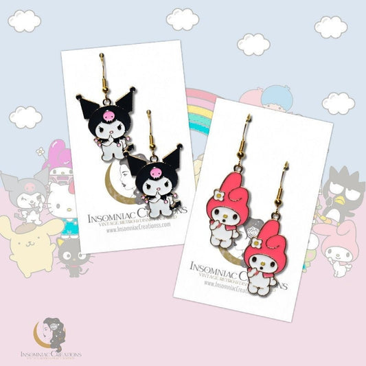 Kuromi or My Melody Earrings