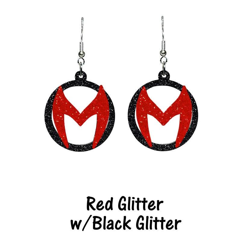 Scarlet Witch Earrings - Marvel Avengers Wanda Vision