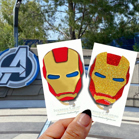 Iron Man Helmet Brooch - Avengers