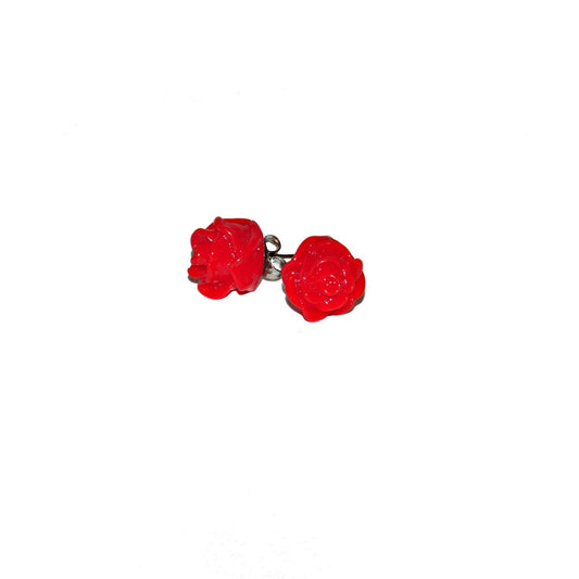 Rosebud earrings - Vintage, Rockabilly, Pinup posts