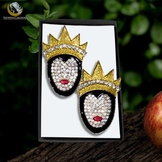 Evil Queen Earrings - Snow White Inspired Evil Queen