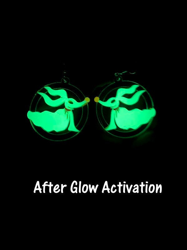Zero Hoop Earrings- Nightmare Before Christmas Disney Inspired