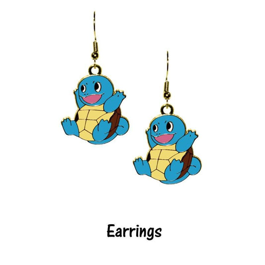 Squirtle Earrings or Necklace - Pokemon