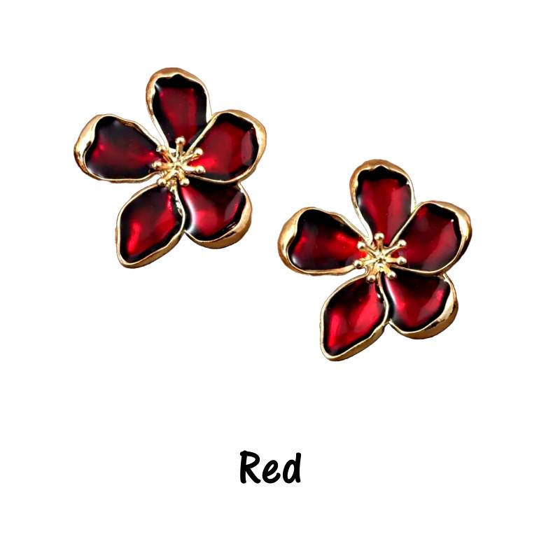 Magnolia Flower Earrings- Vintage, Classic, Pinup Rockabilly Doll