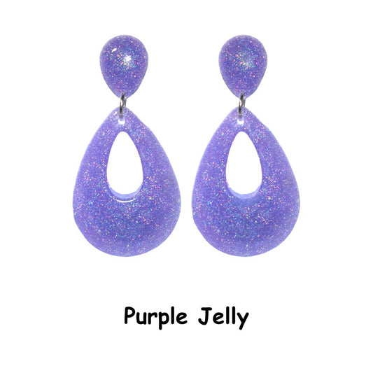 Atomic Loop Earrings- Vintage Retro Pin up Jewelry