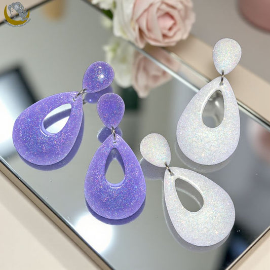 Atomic Loop Earrings- Vintage Retro Pin up Jewelry