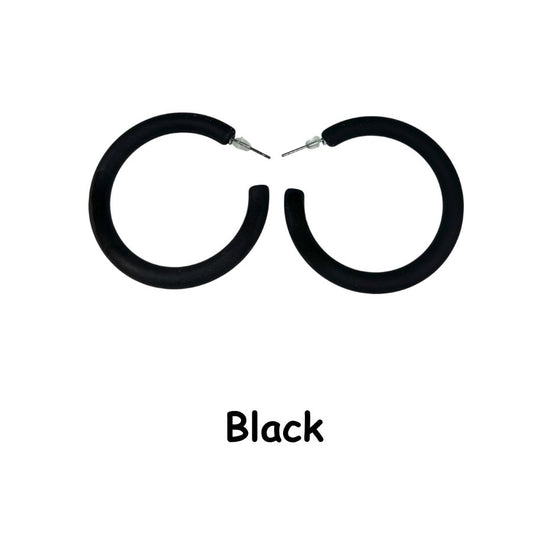 Colored Hoop Earrings