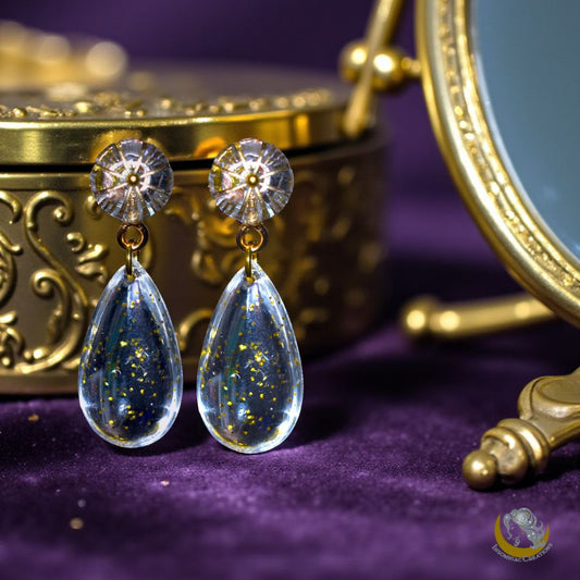 Gilded Droplet Earrings