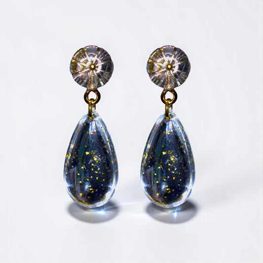 Gilded Droplet Earrings