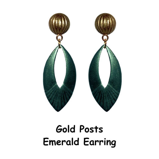 Mid Century Modern Loop Earrings- Vintage Retro Pin up Jewelry