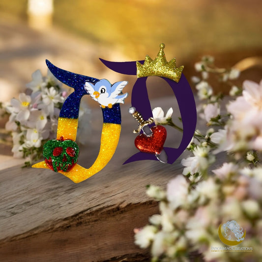 Snow White Themed D Brooch - Evil Queen