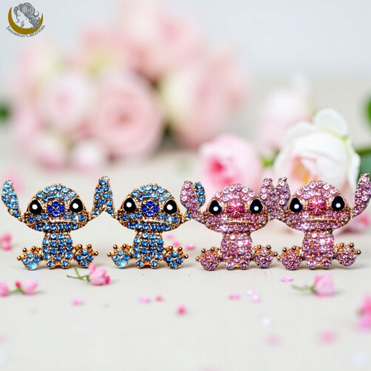Stitch or Angel Rhinestone Earrings