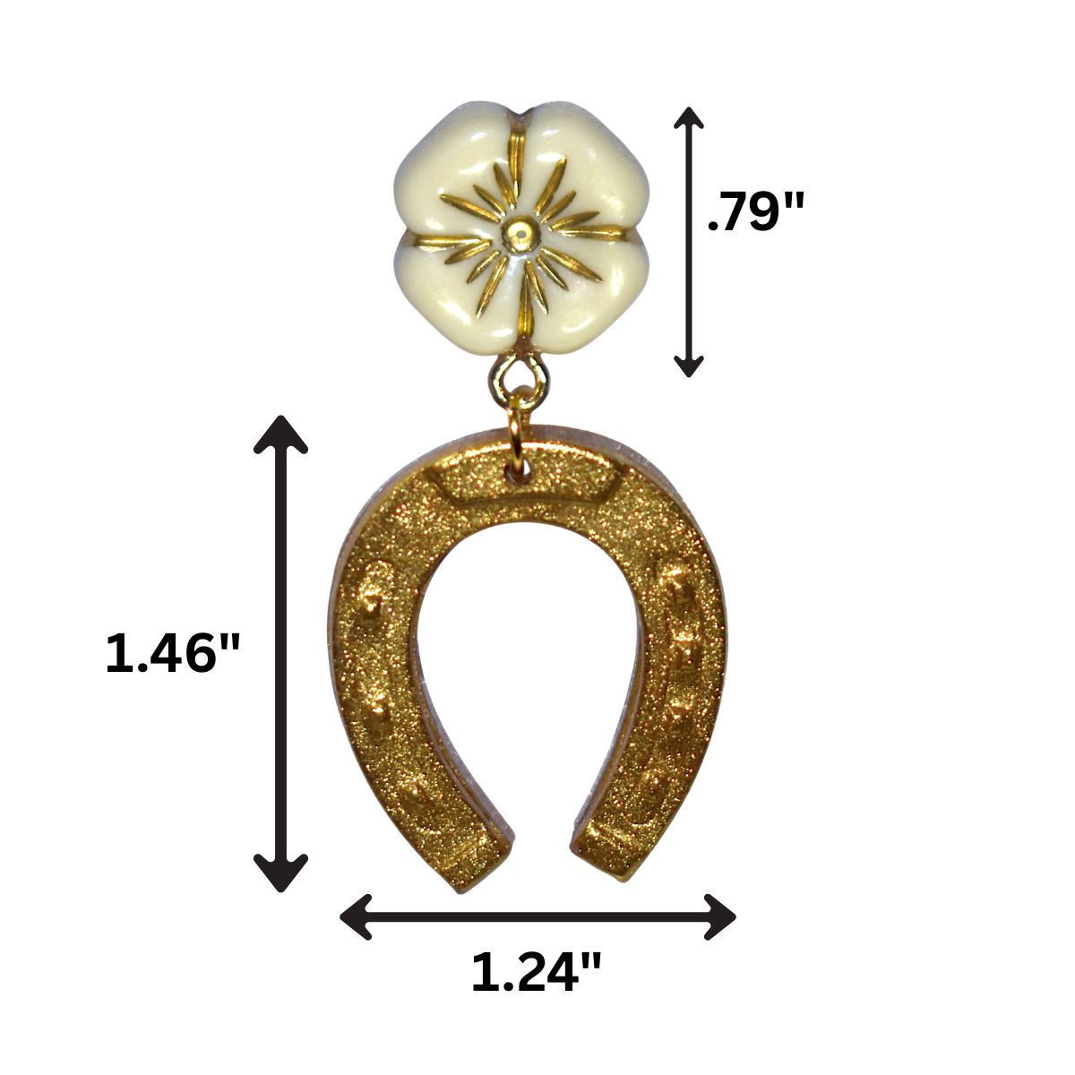 Wild Horseshoe Blossom Earring