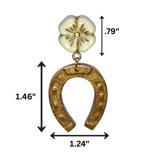 Wild Horseshoe Blossom Earring