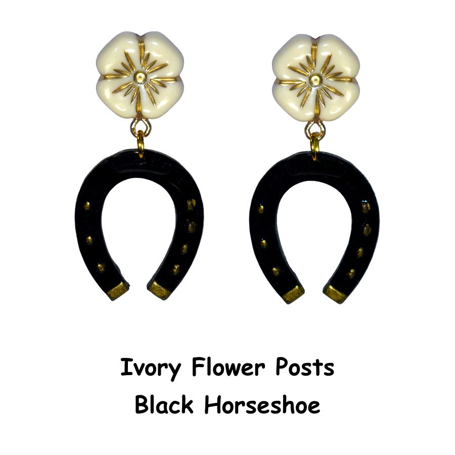 Wild Horseshoe Blossom Earring