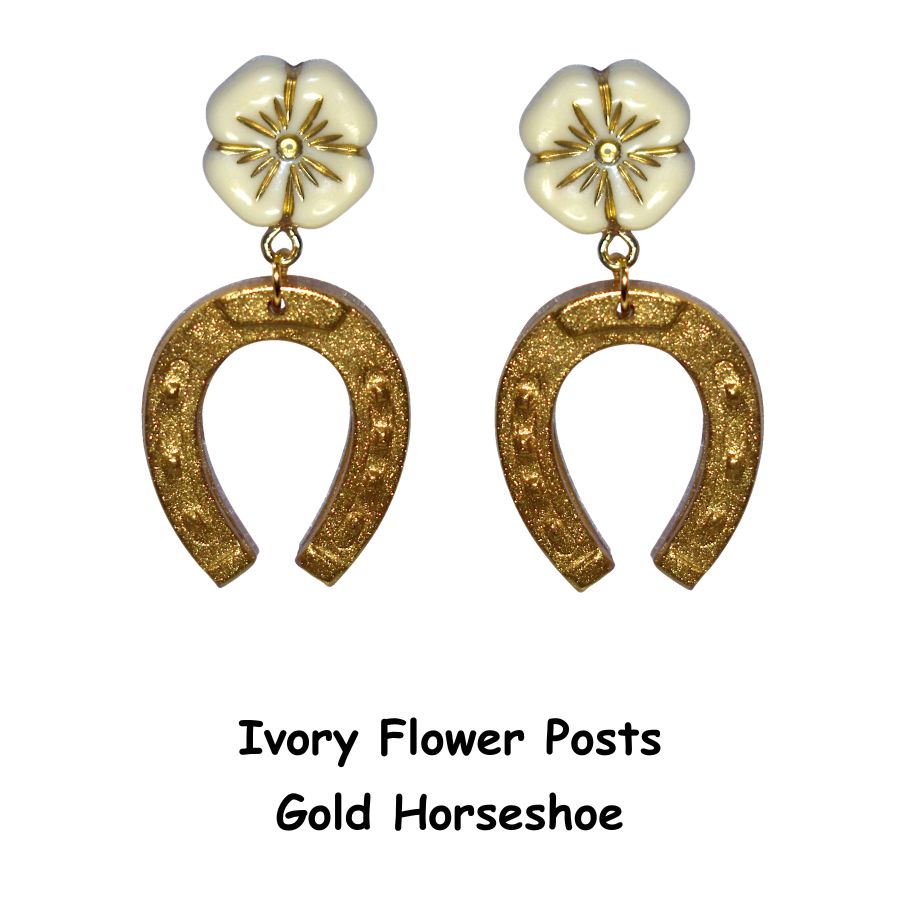 Wild Horseshoe Blossom Earring