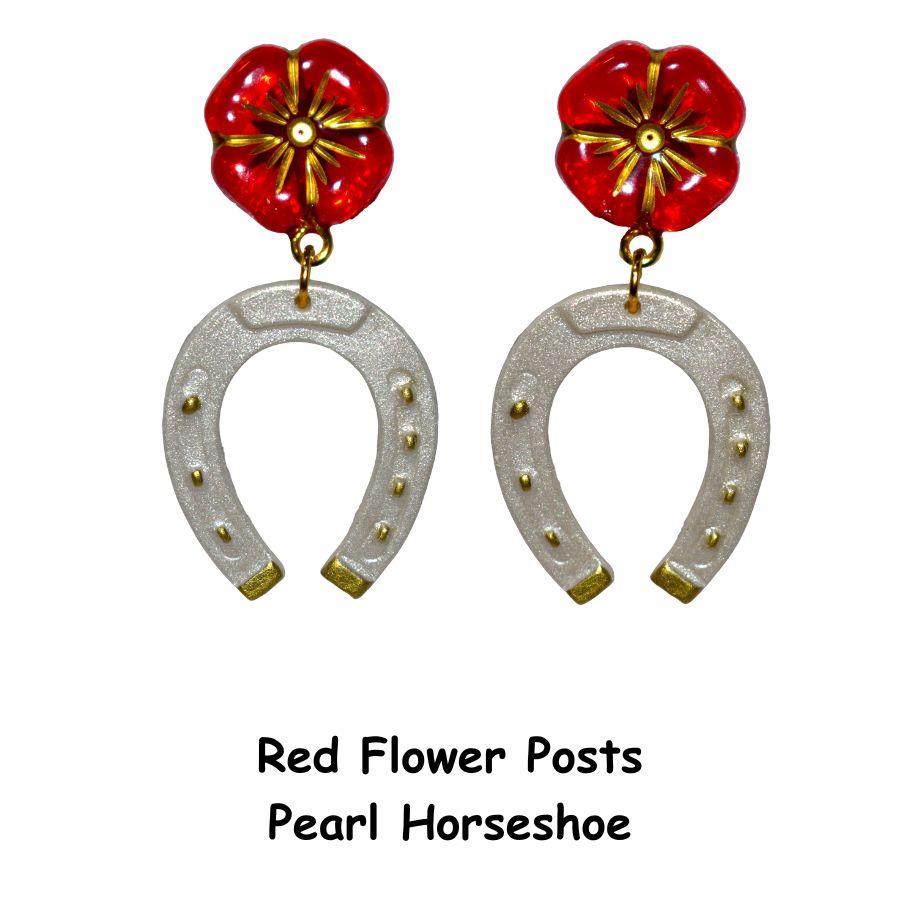 Wild Horseshoe Blossom Earring