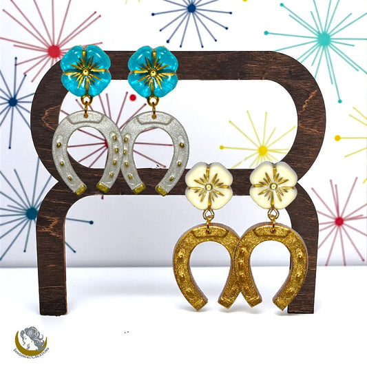 Wild Horseshoe Blossom Earring