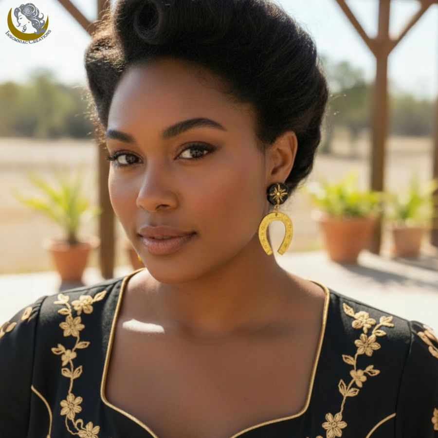 Wild Horseshoe Blossom Earring