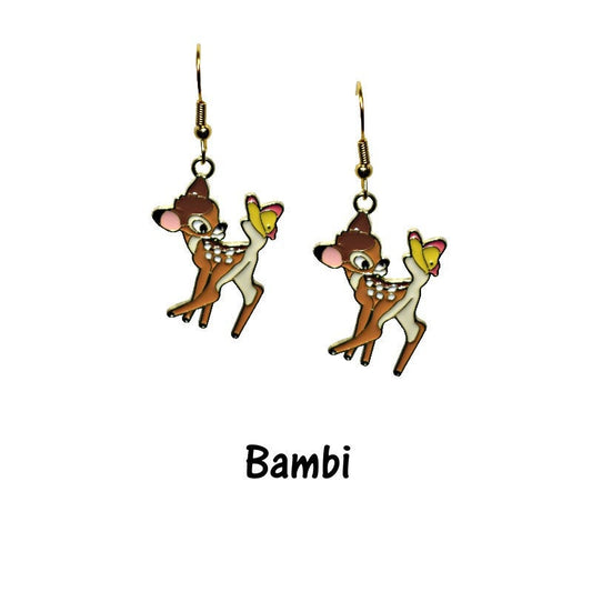 Bambi or Thumper Character Earrings - Disneyland Inspired jewelry - Disney Inspired