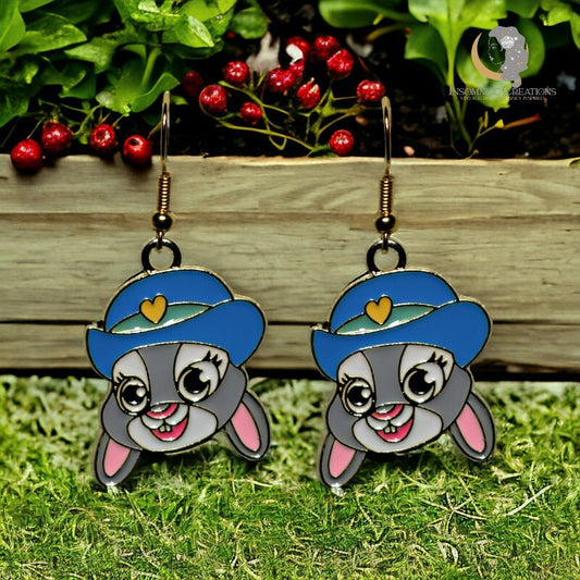 Judy Hopps Character Earrings - Zootopia Disneyland Inspired jewelry - Disney Inspired