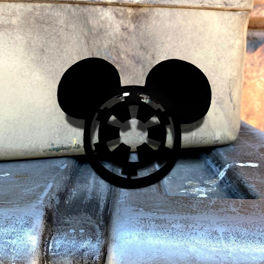 Galactic Empire / Imperial Mickey Brooch - Star Wars Dark Side